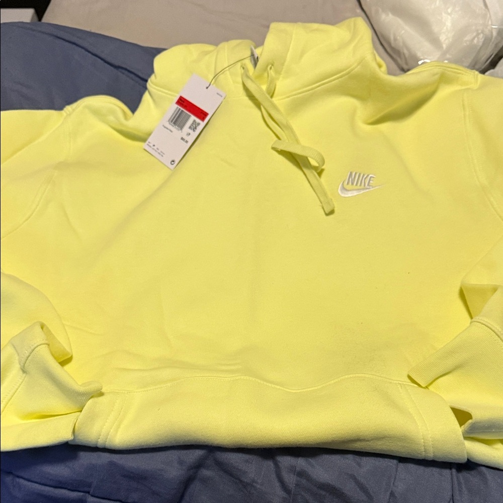 Nike Yellow Pullover Hoodie - Picture 4 of 4
